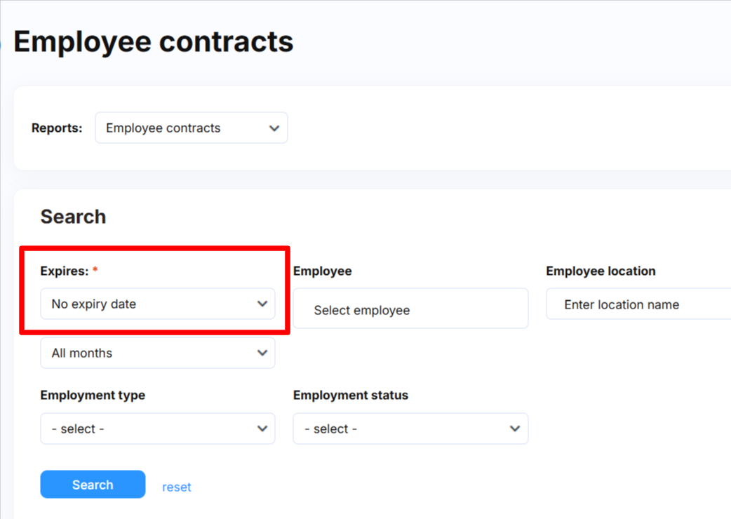 Expiry date contracts tomHRM_screen